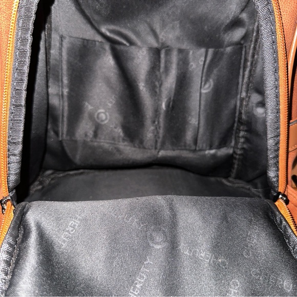 {preloved} Faux Brown Leather Backpack - Picture 10 of 12